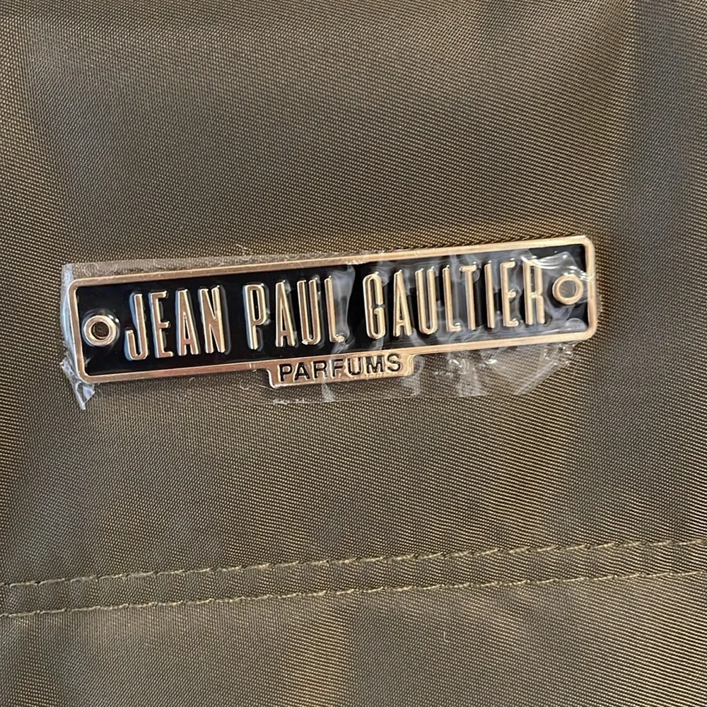 Jean Paul Gaultier military green duffel bag